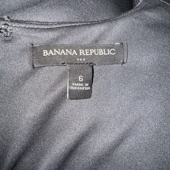 Banana Republic Gray Cold Shoulder Sheath Dress Womens 6 - Picture 3 of 5